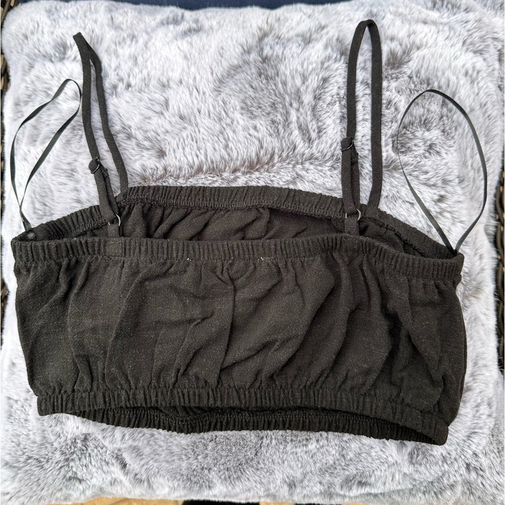 NWT Double Zero Cami Style Tank Top, Black Size Spicy Small - Picture 4 of 8